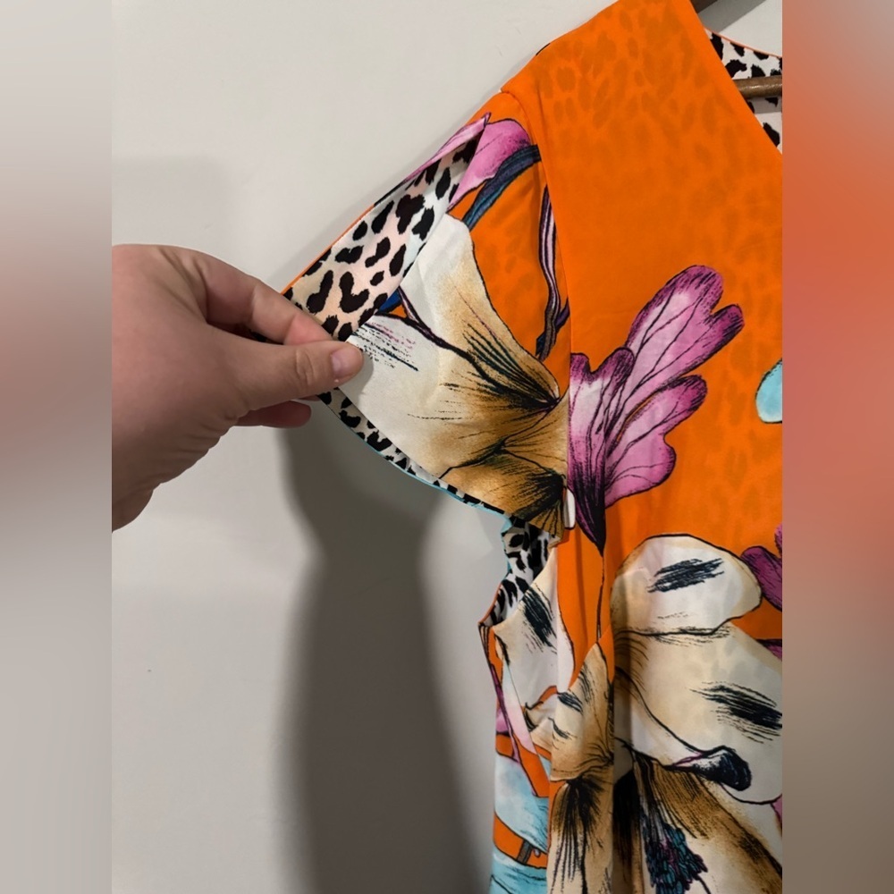 Chicos - Petite Reversible Floral-Animal Dress - Picture 4 of 13